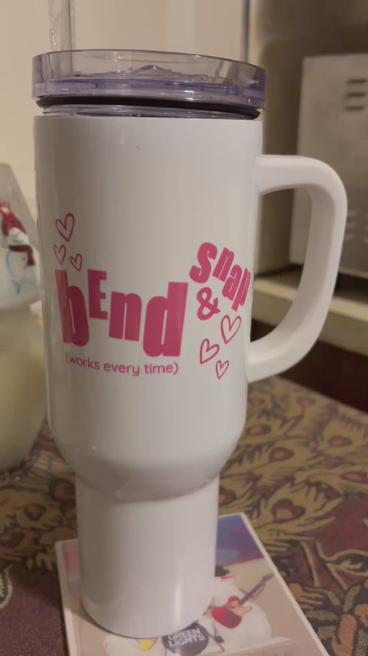 Snap Sip Repeat - 40oz Custom Tumbler